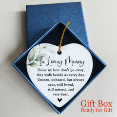 Bereavement ornament for Christmas decor and remembrance