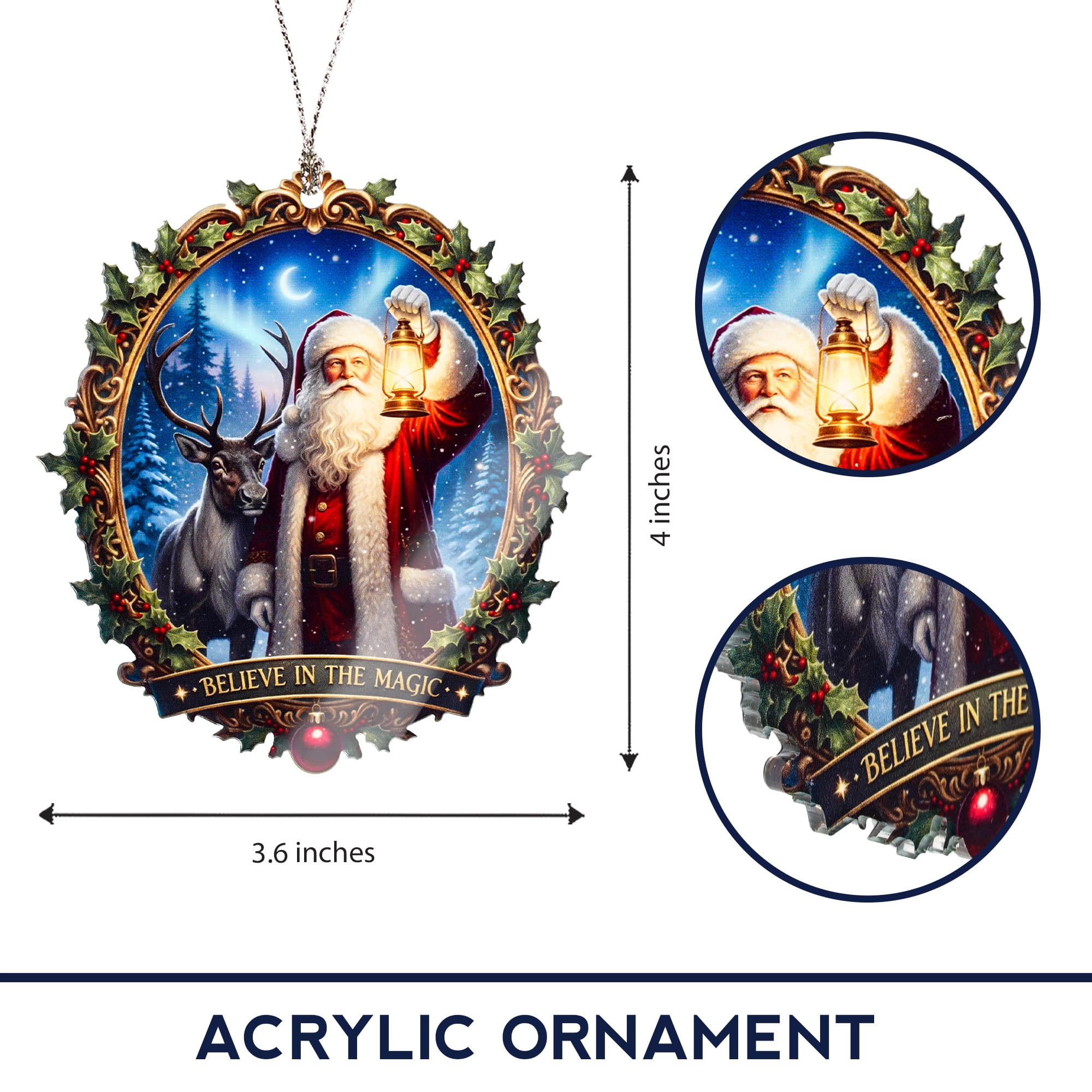 Christmas ornament ready to gift with story card