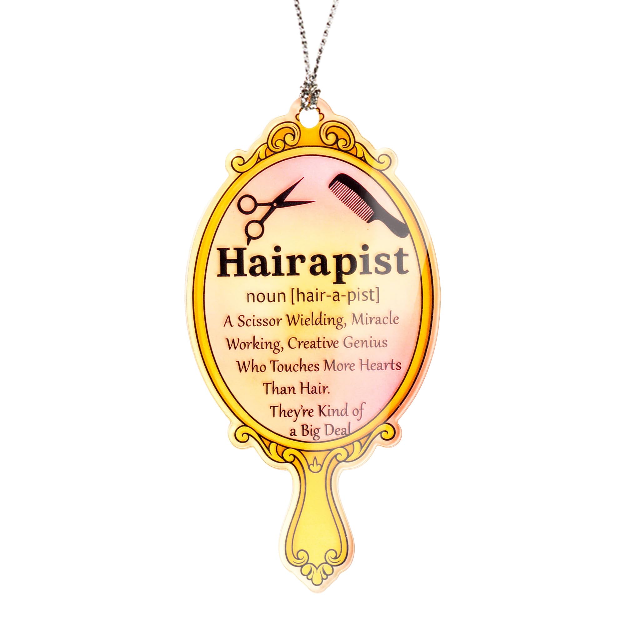 Christmas Ornament 2025 hair stylist ornament with story card