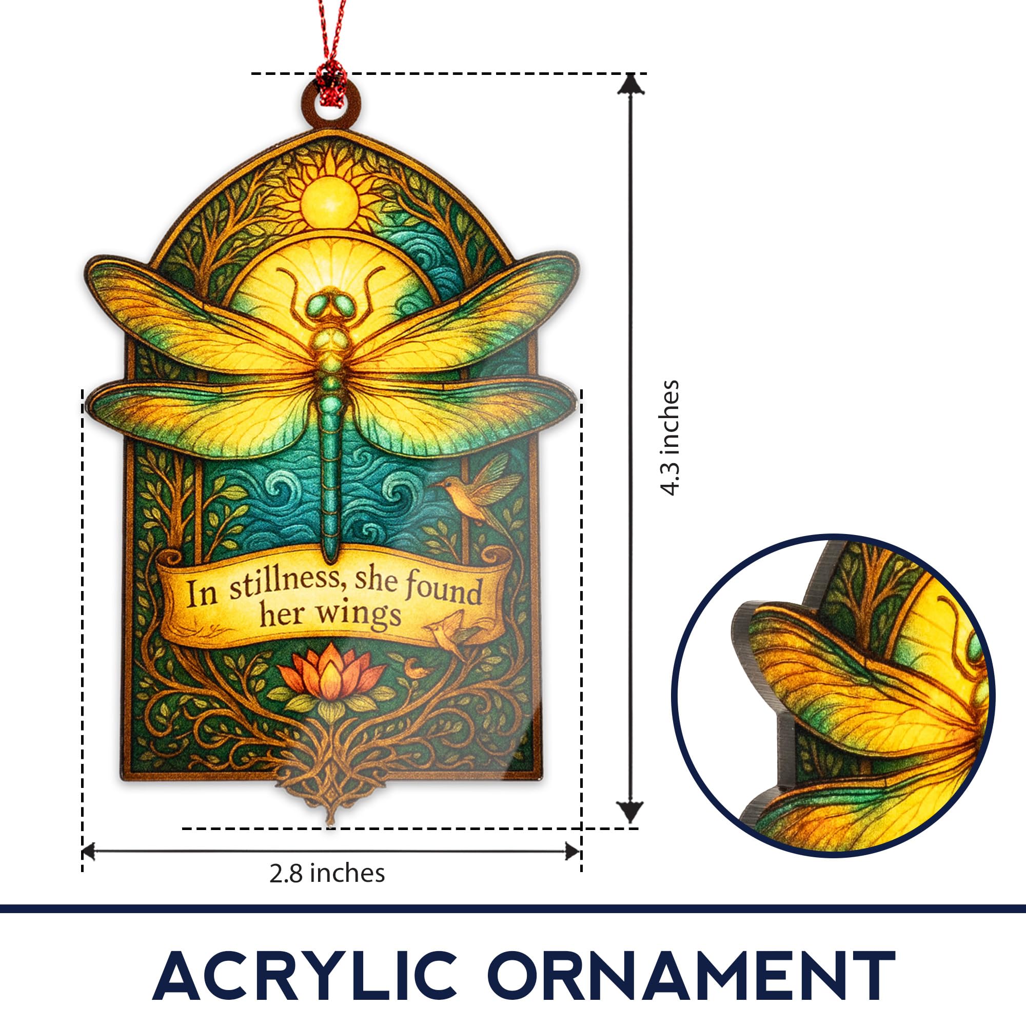 Christmas ornament 2025 with story card included