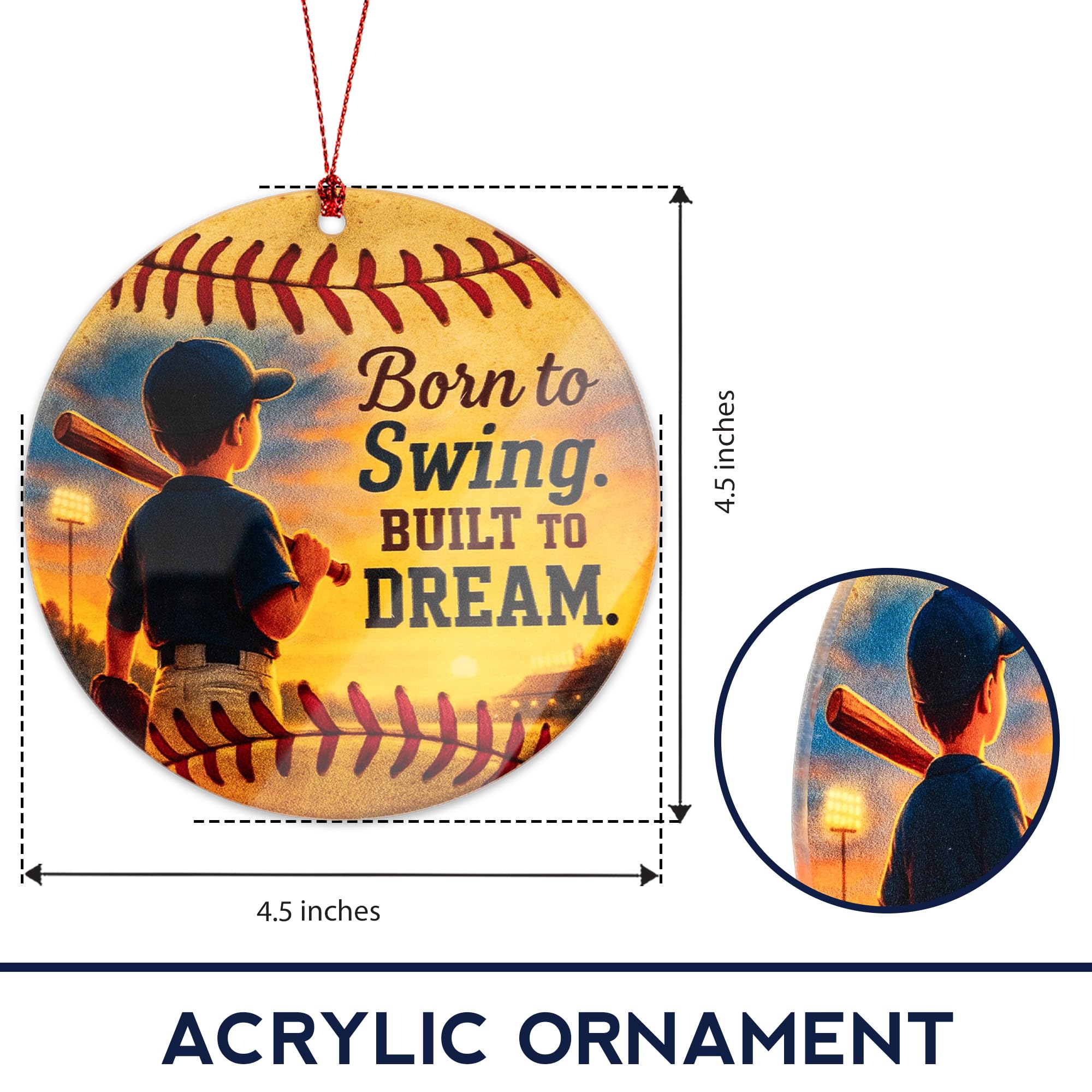 Ornament packaging with story card for gifting