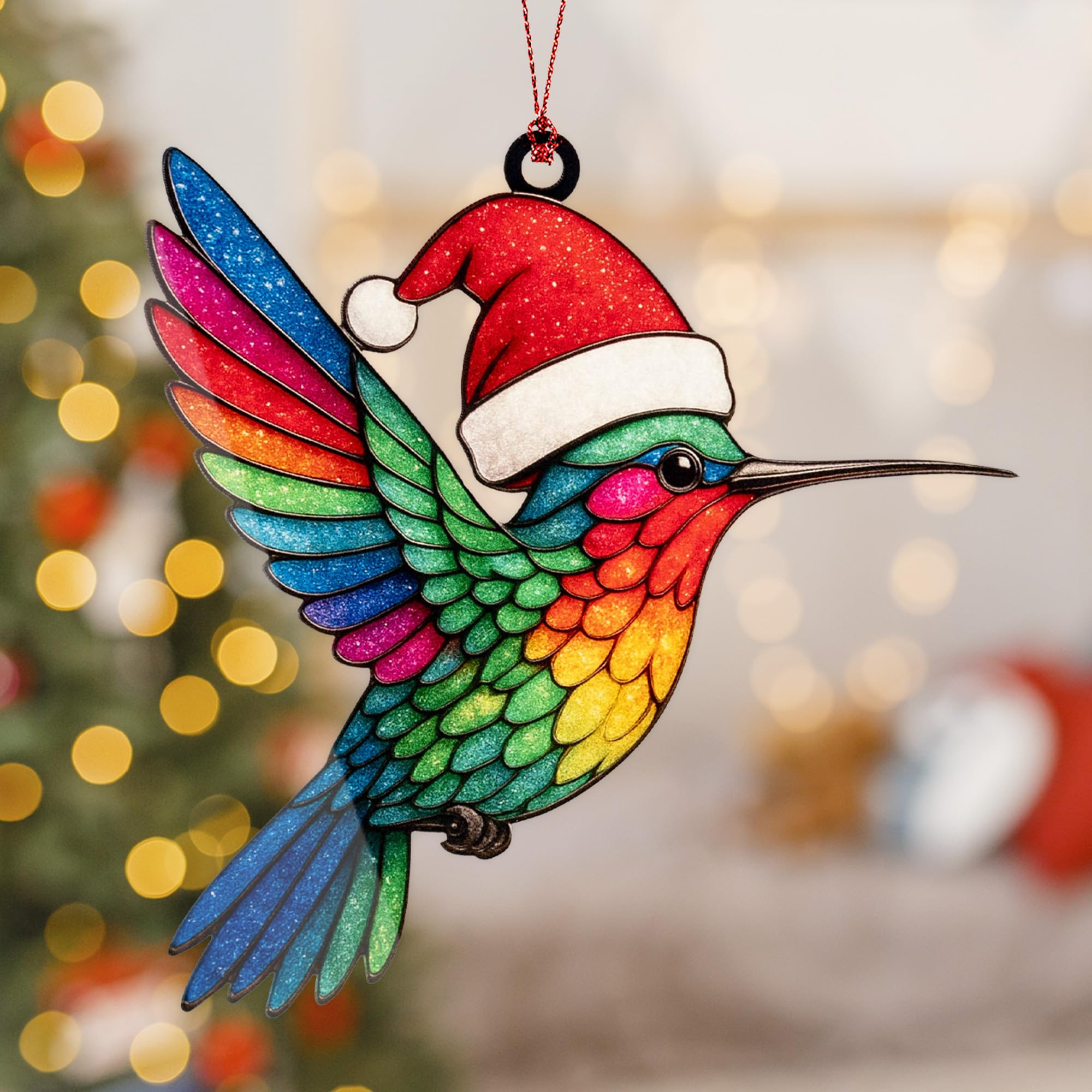 Gift ready ornament packaging with story card image