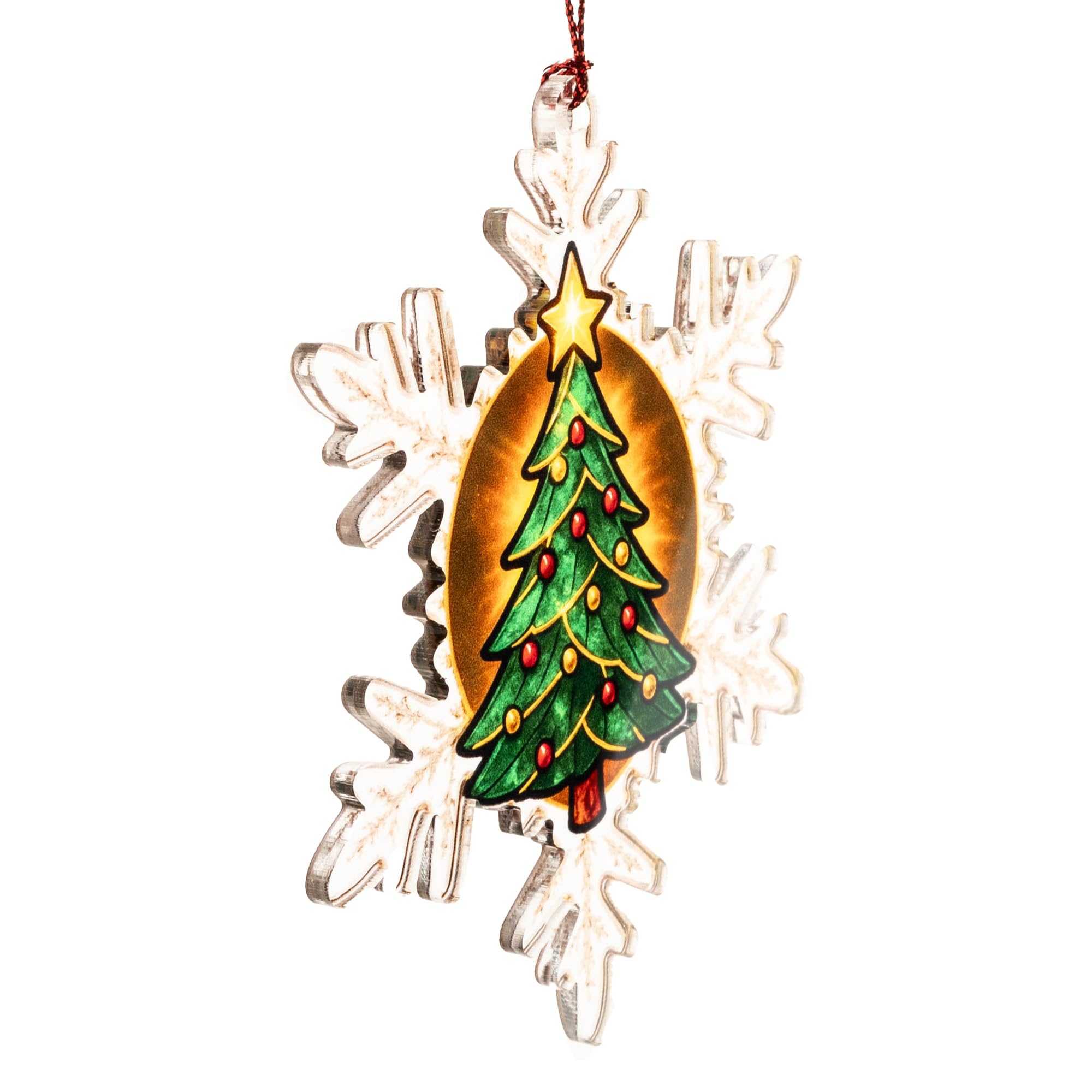 Christmas Ornament 2025 story card packaging