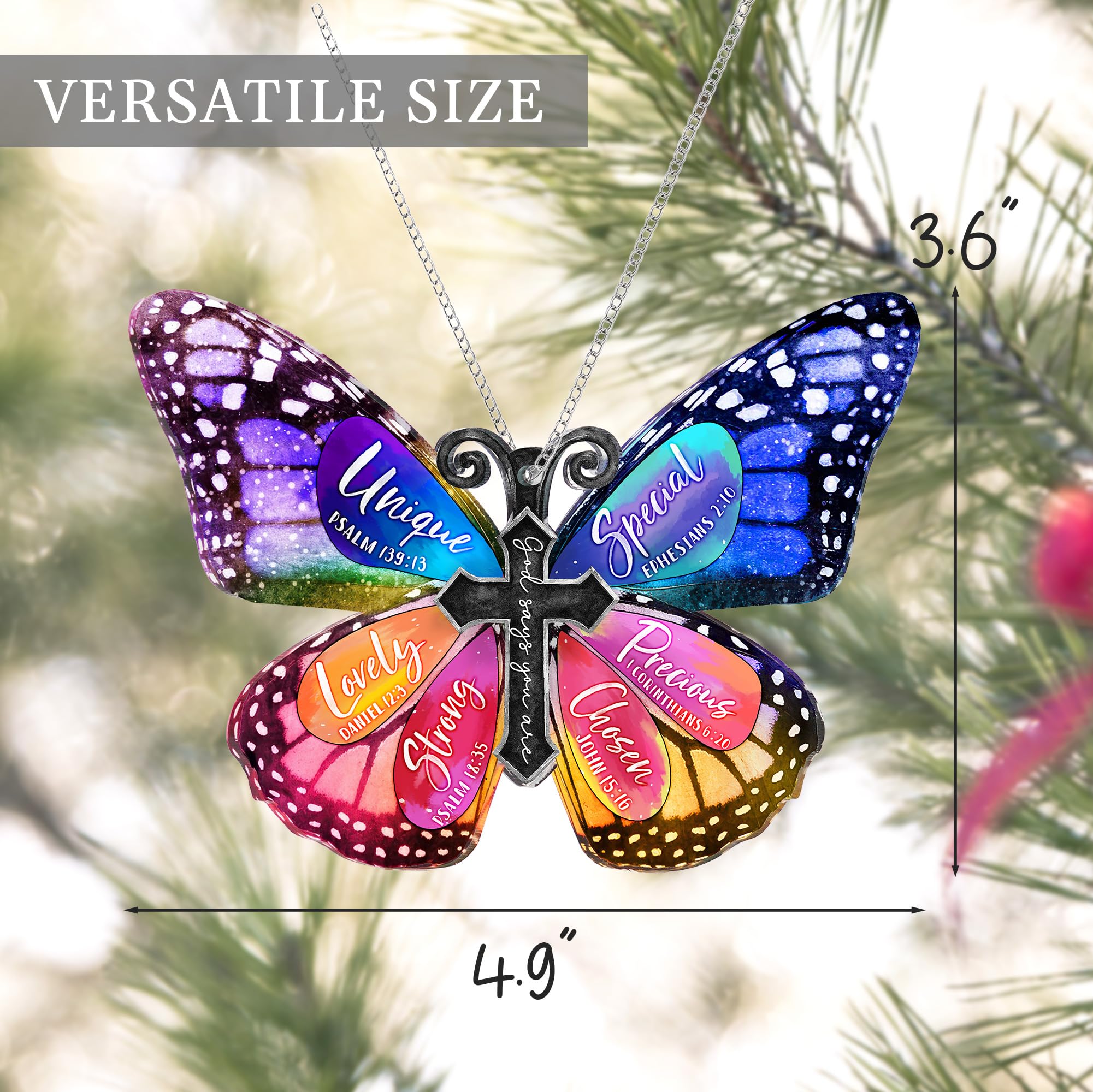 Christmas ornament 2025 butterfly decor