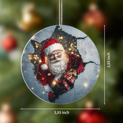 Acrylic suncatcher ornament year 2025