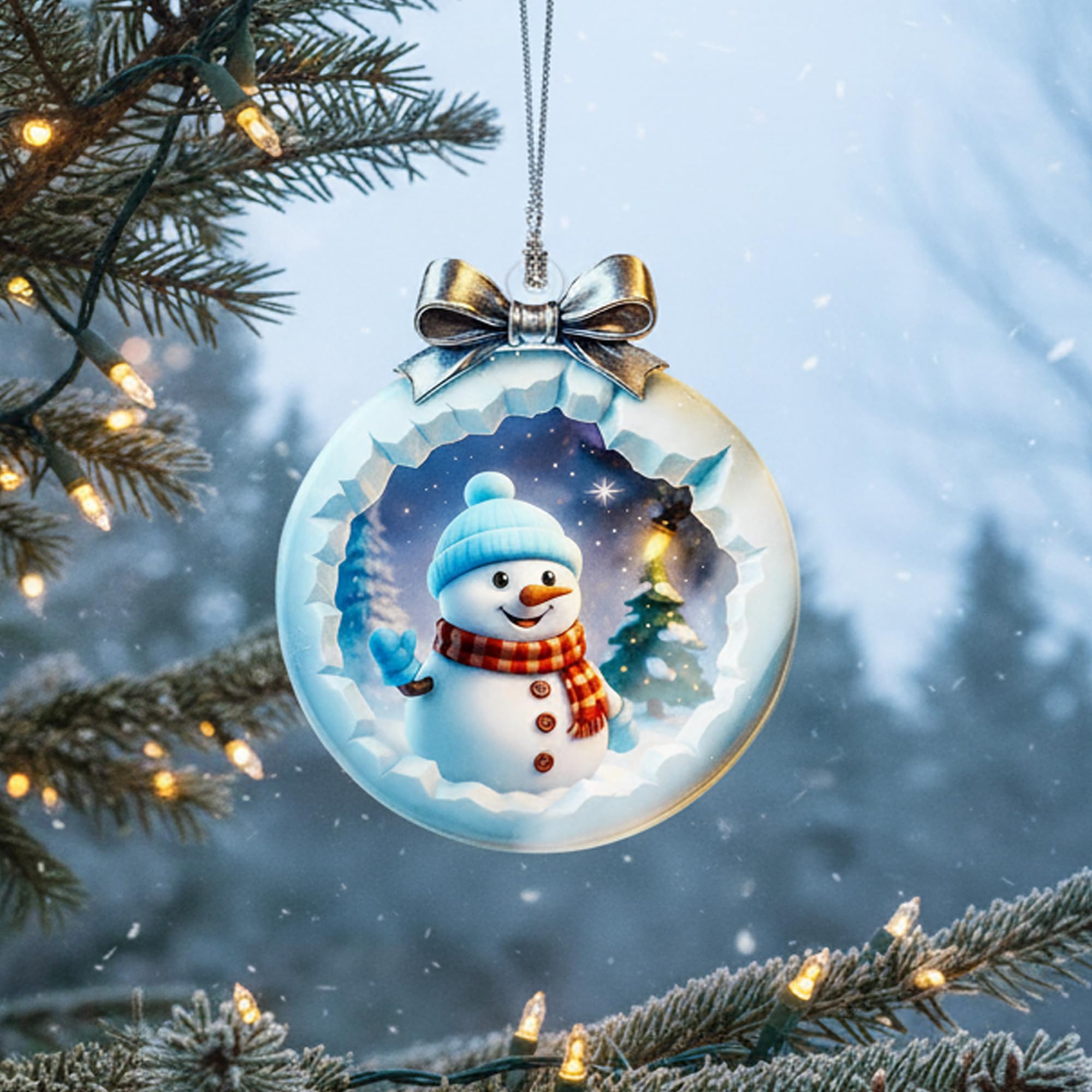 Christmas Ornament 2025 gift-ready packaging with story card