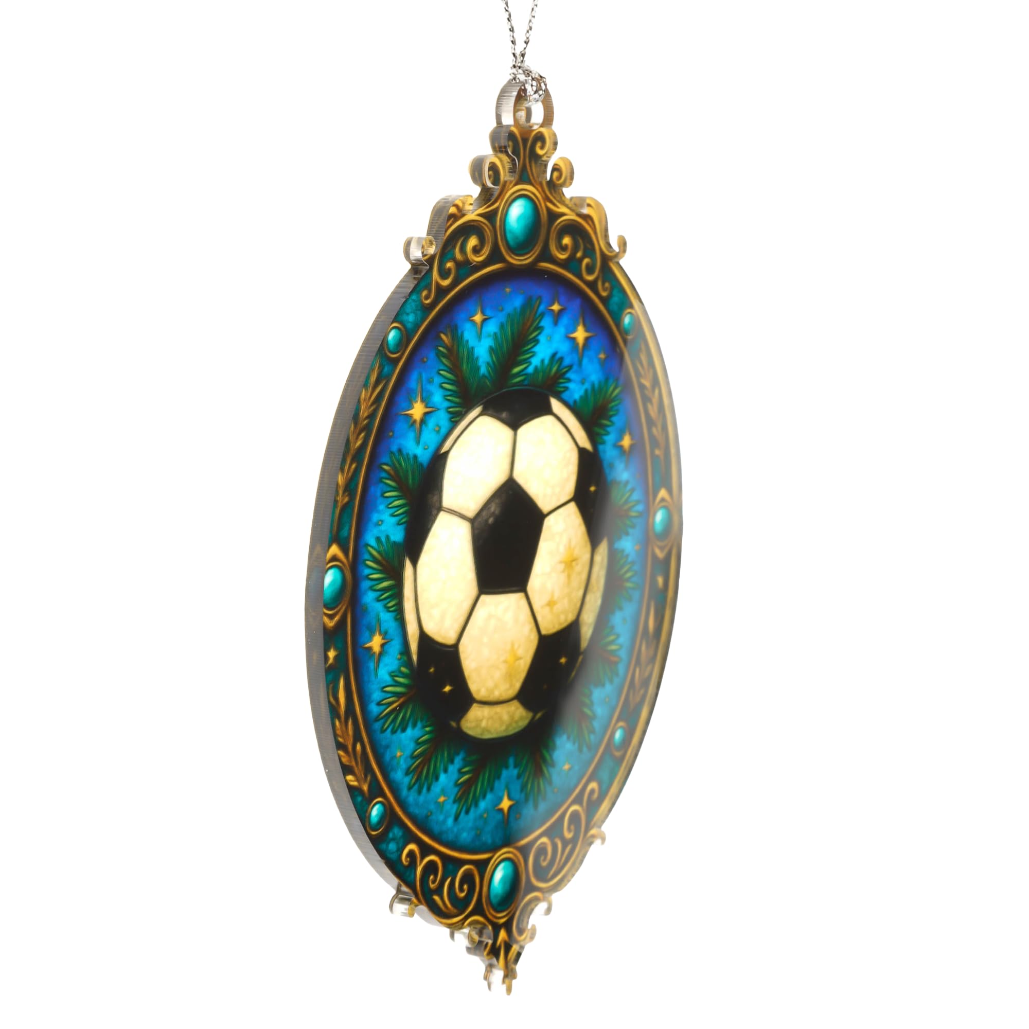 White Elephant Gifts soccer ornament image