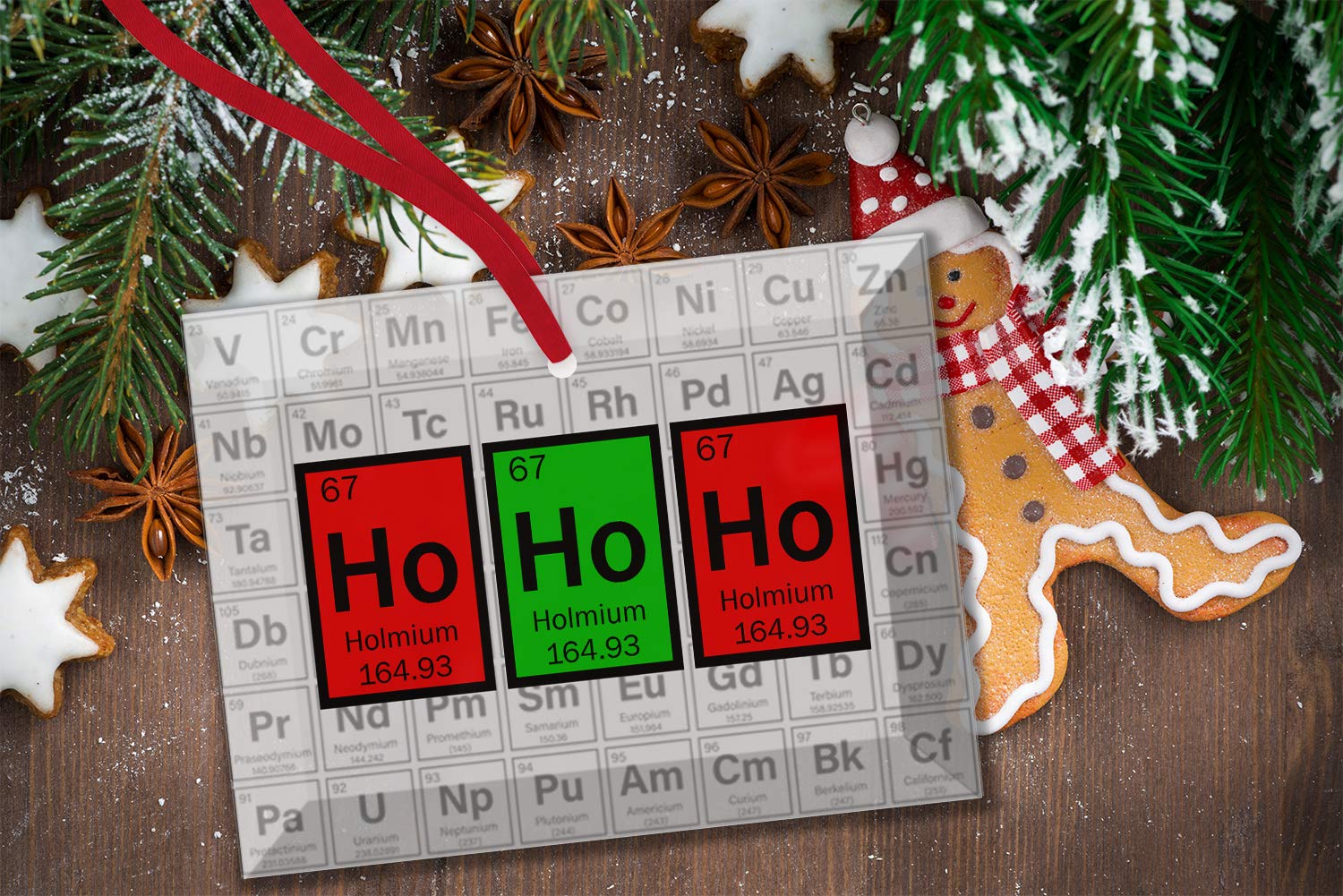 Semi-translucent image printed with permanent non-toxic inks on ornament
