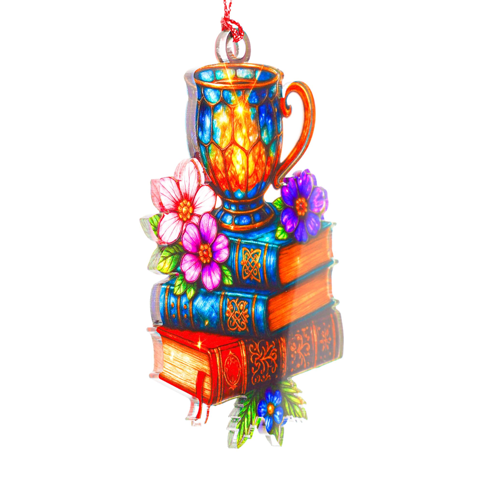 Christmas ornament for books and readers 2025 packaging