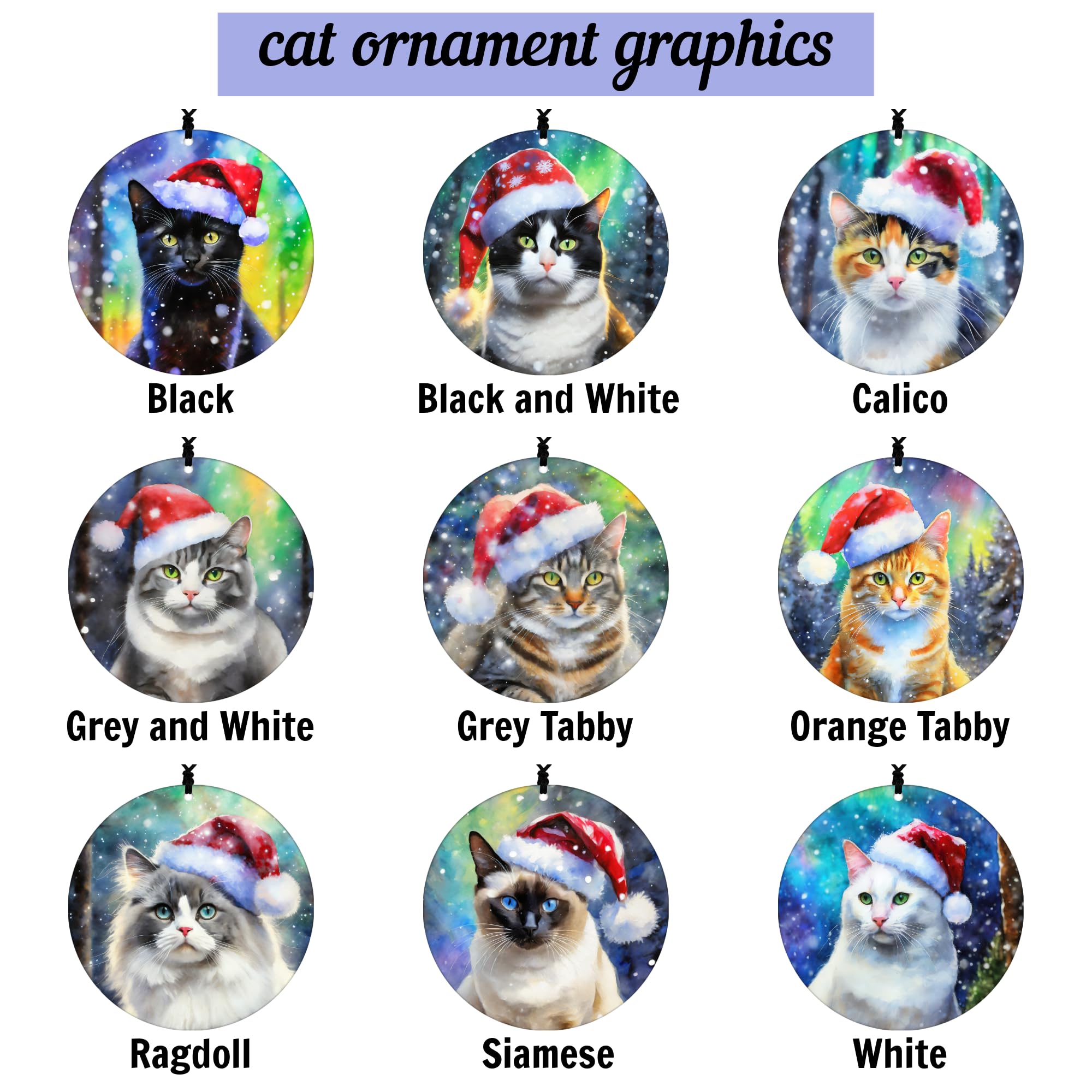 Handmade cat lover gift ornament