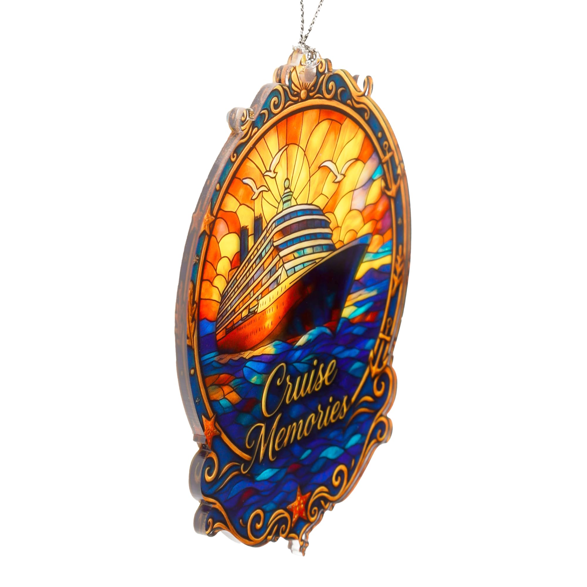 Holiday ornament ready to gift presentation