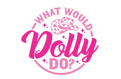 What Would Dolly Do ornament on Christmas tree display