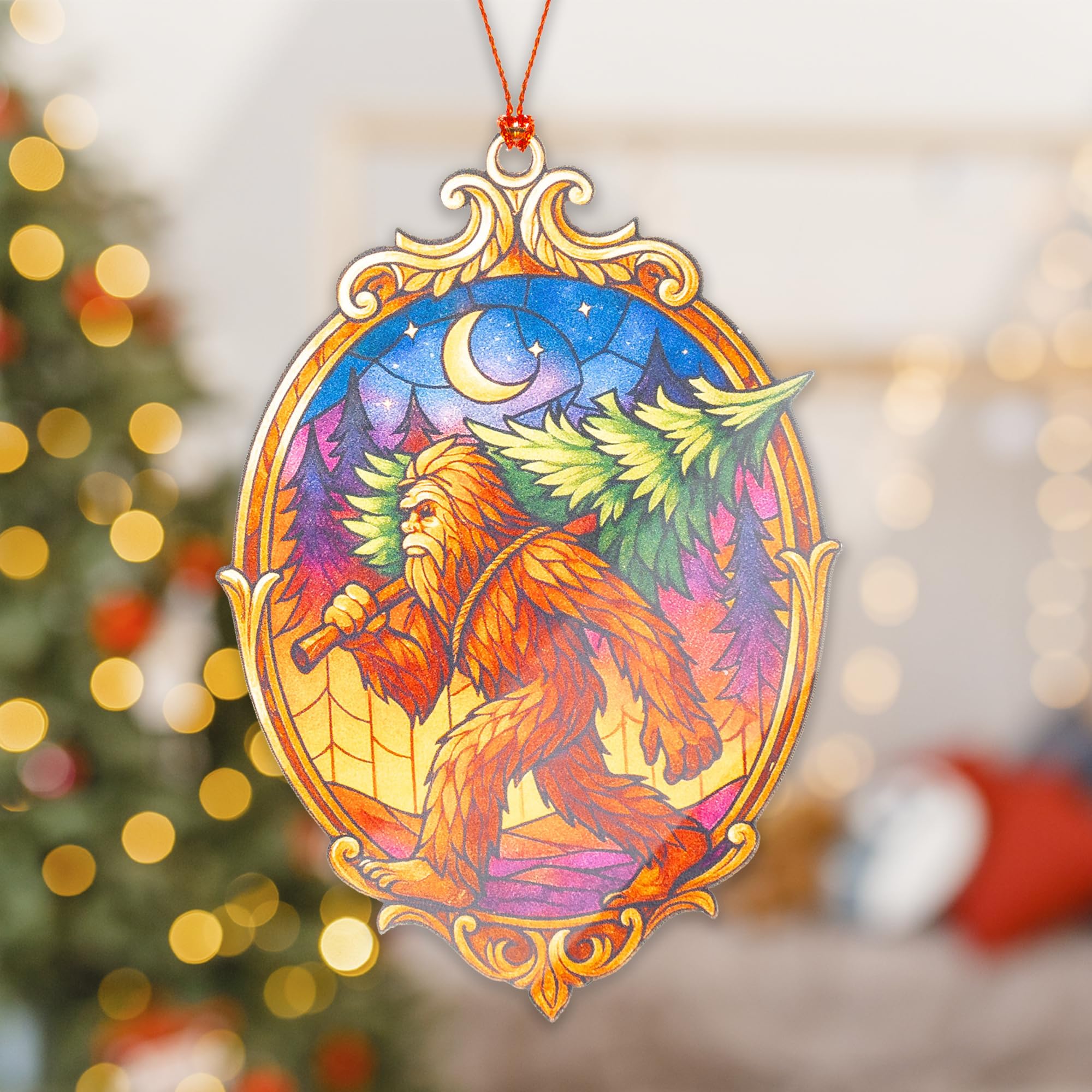Christmas ornament 2025 bigfoot decorative display