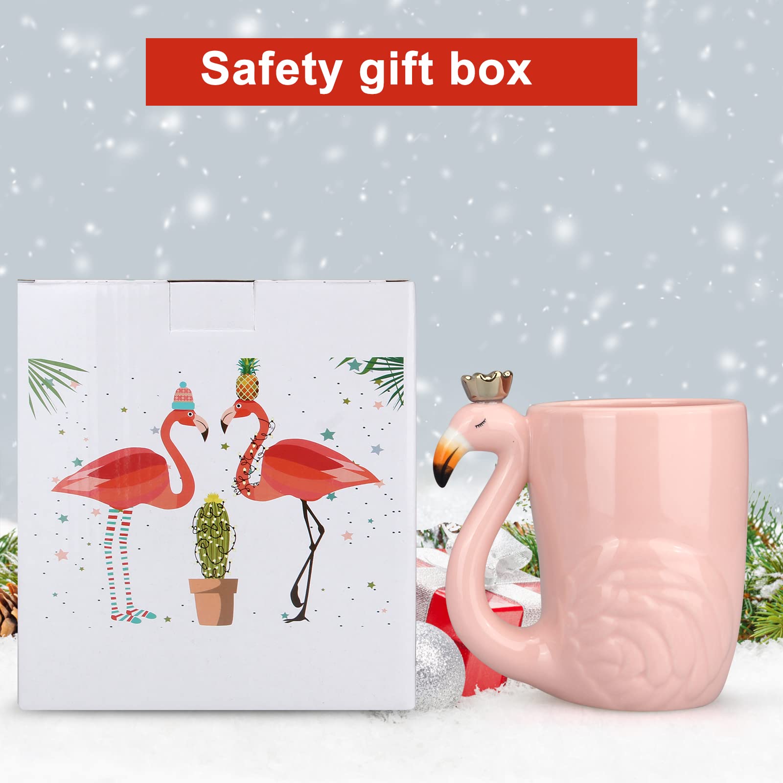 flamingo pink mug for home decor or gifts