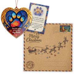 Christmas sympathy ornament for dog remembrance decorative hanging on tree