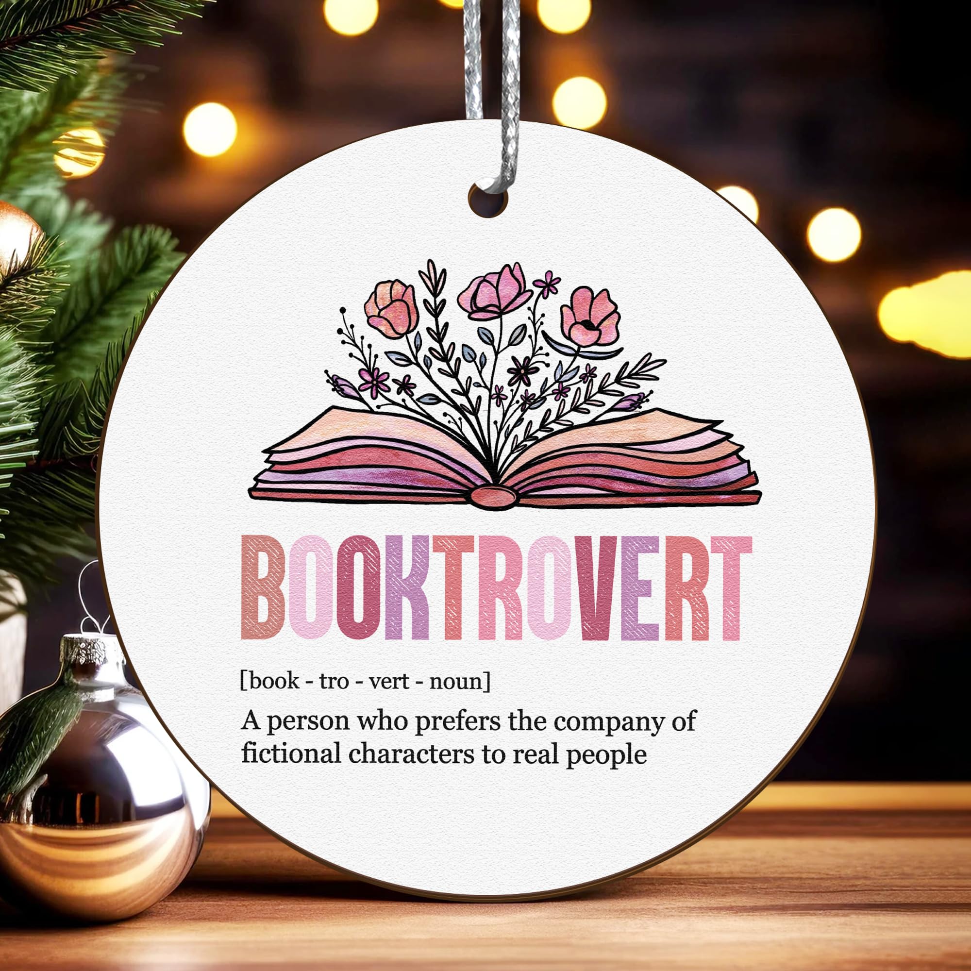 Christmas tree ornament for book lovers collectible keepsake