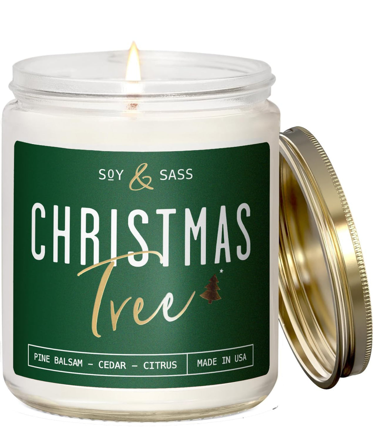 Christmas Tree Candles 9oz soy candle