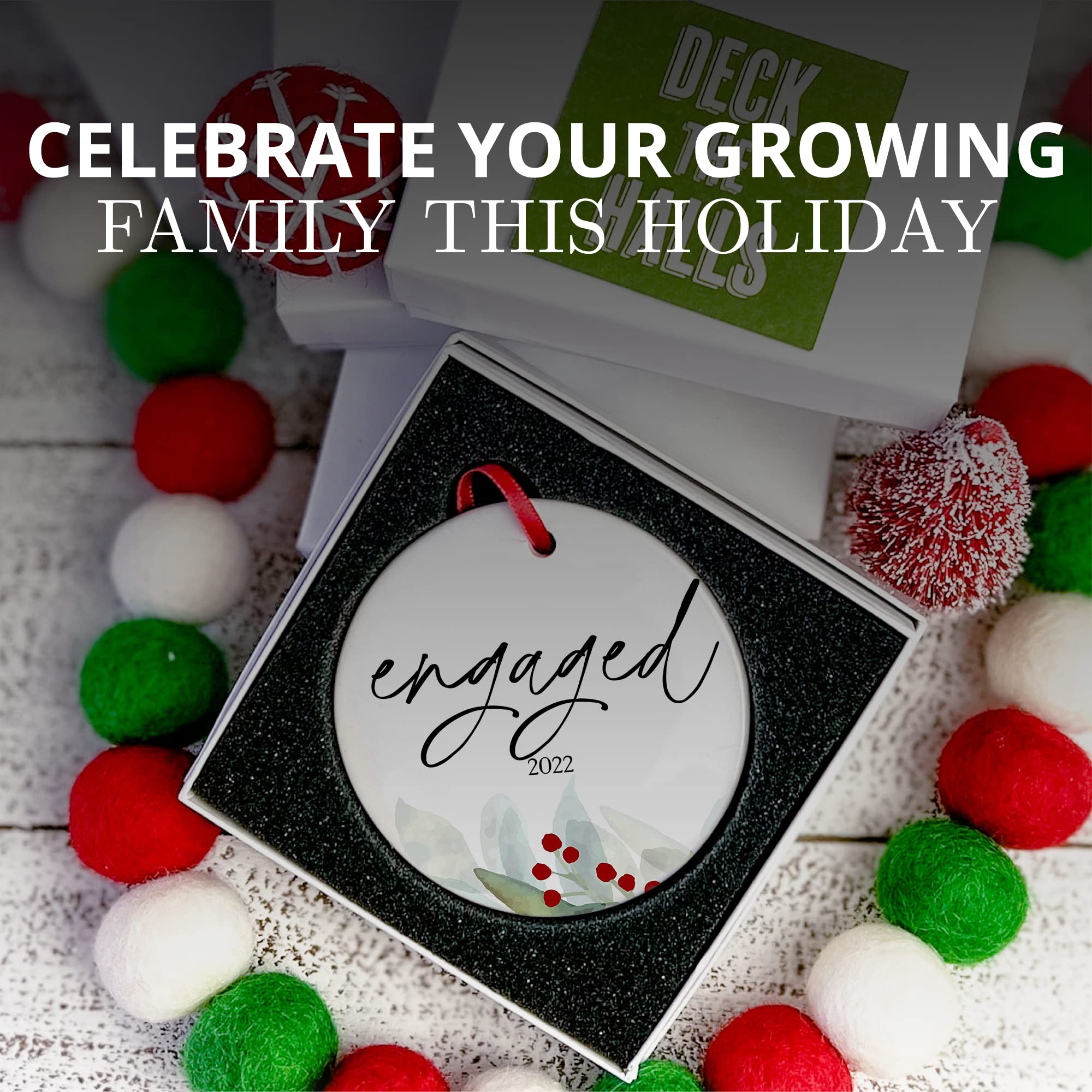 Christmas tree decoration Engaged 2023 ornament