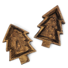Not for food use decorative bowl with Christmas tree design