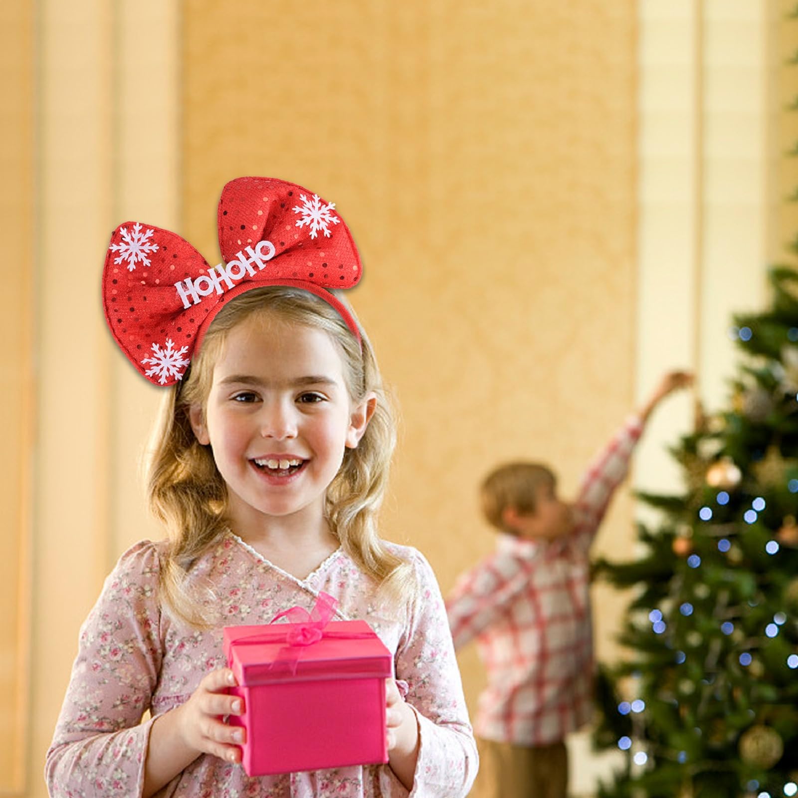 Soft felt-like durable headbands for Christmas by SEVEN STYLE