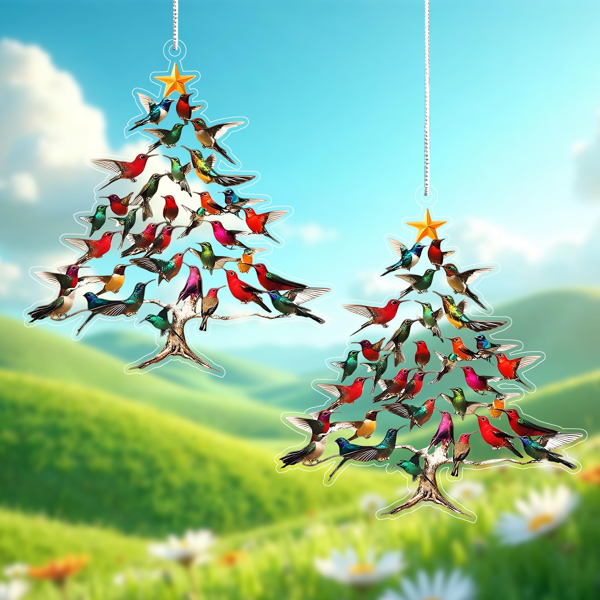 Collectible hummingbird christmas ornament 2025 for holidays