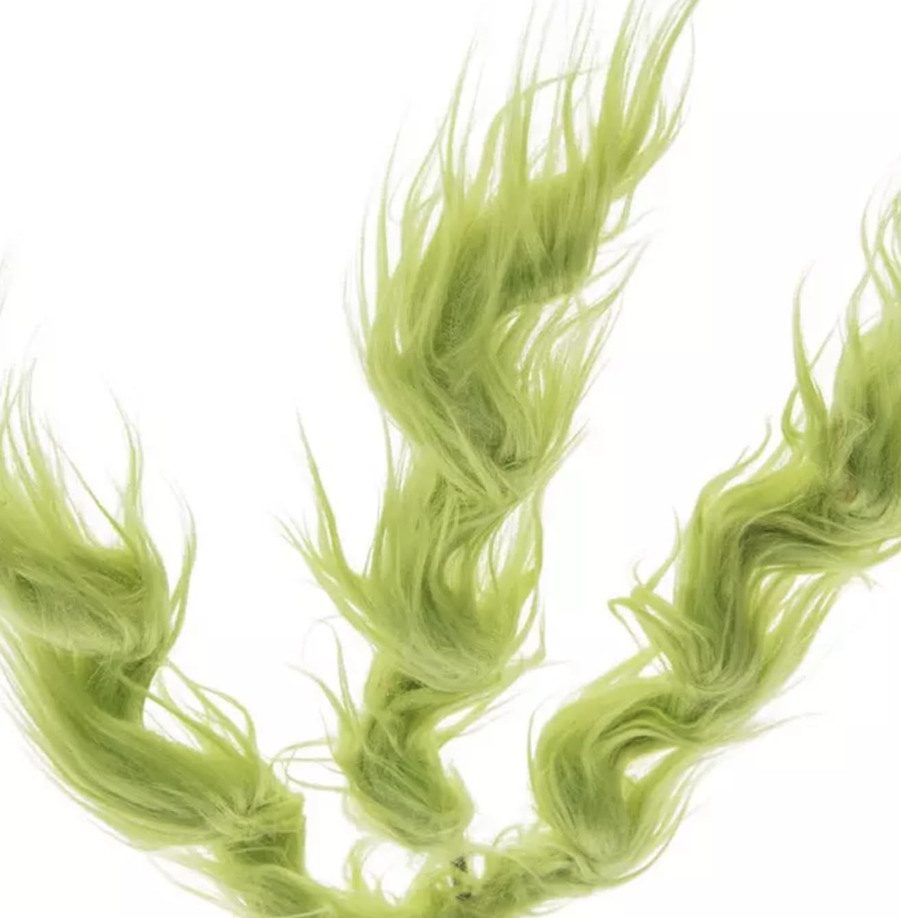 16 inch lime green monster pick ornament for garland