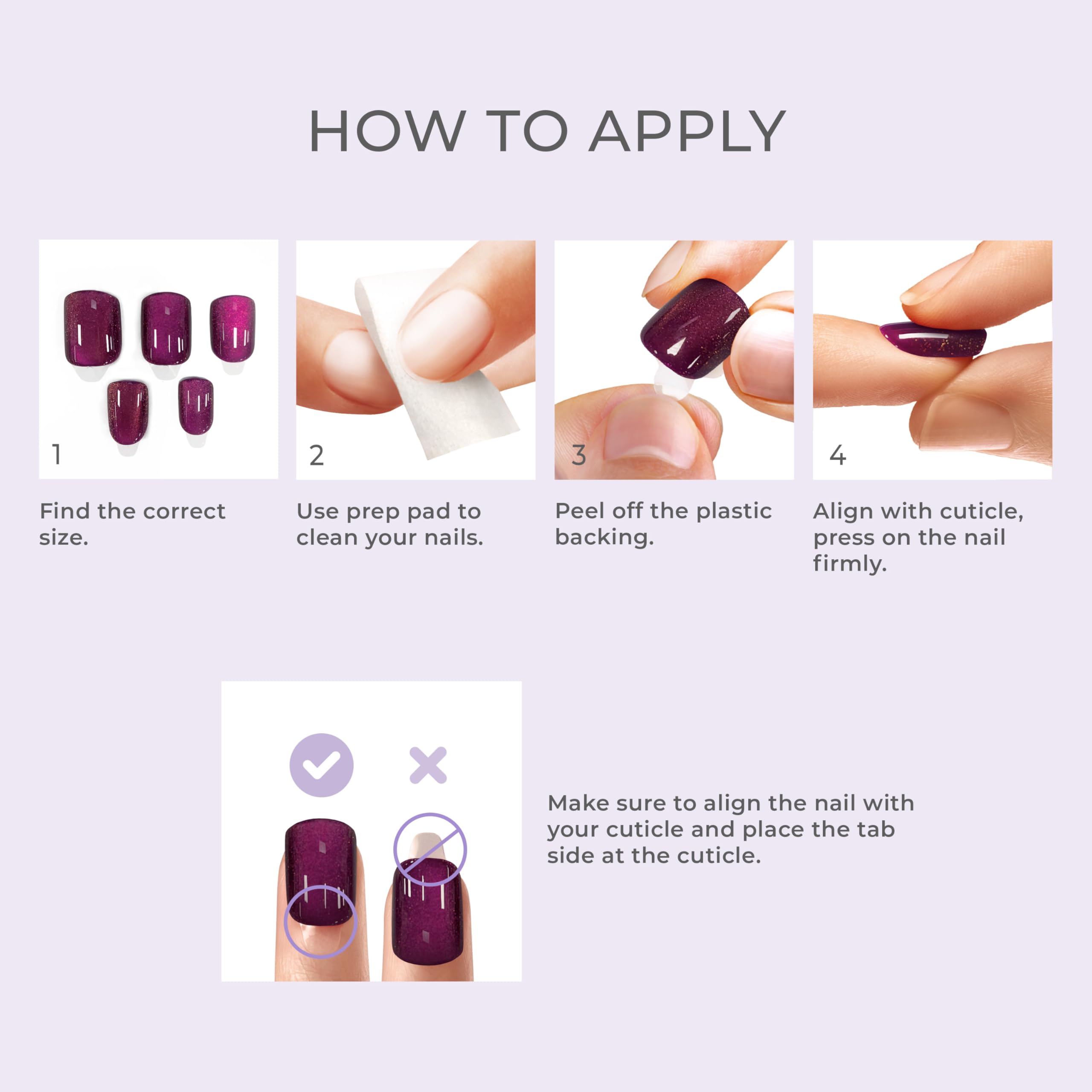Chrome-like metallic color FX nails high gloss