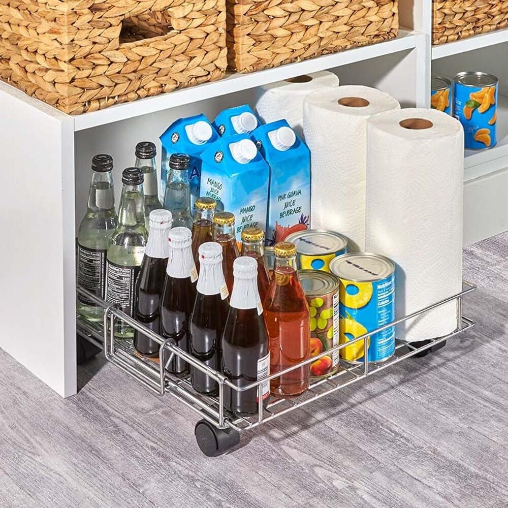 easy grip handle on expandable basket