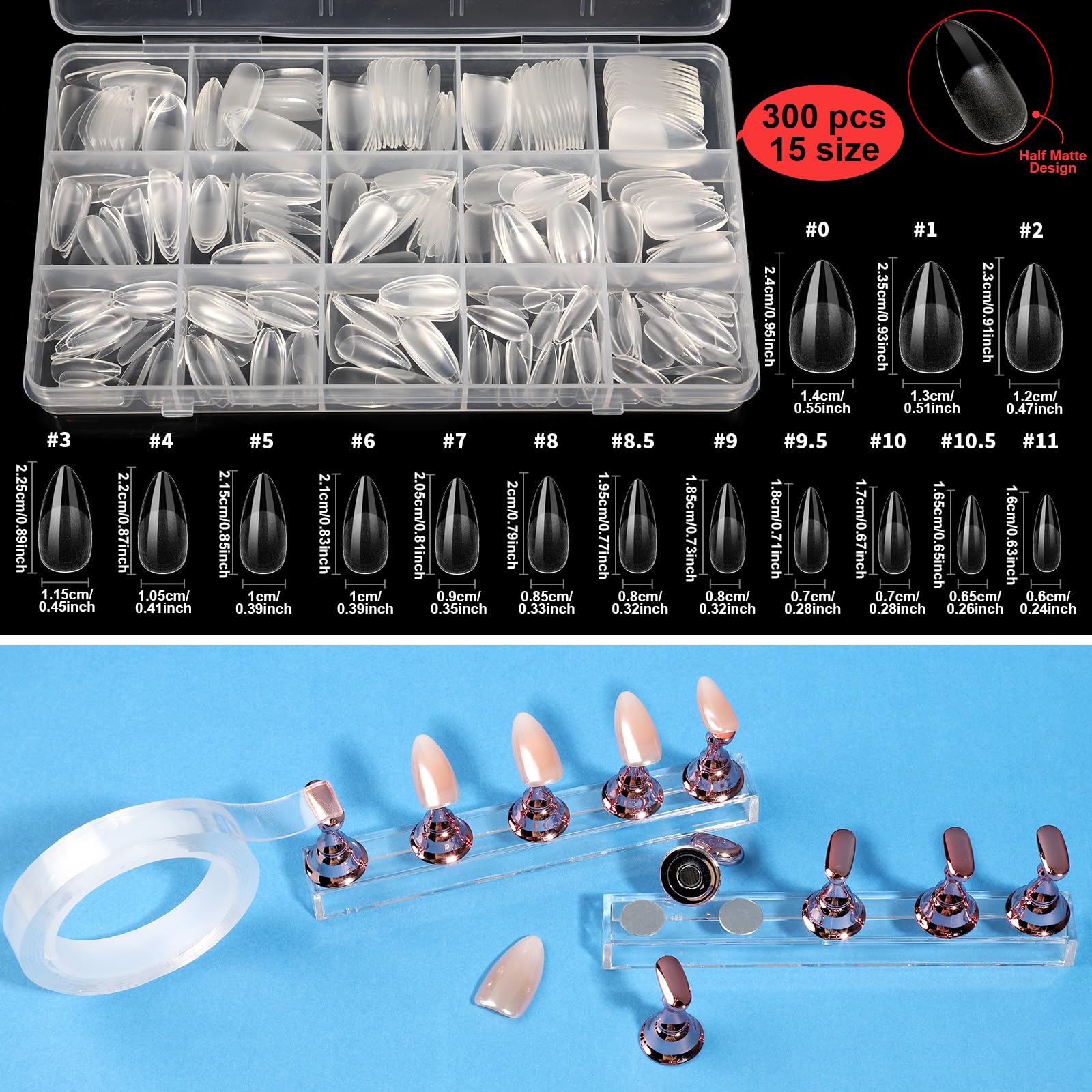 Chrome powder jars included in Teenitor kit