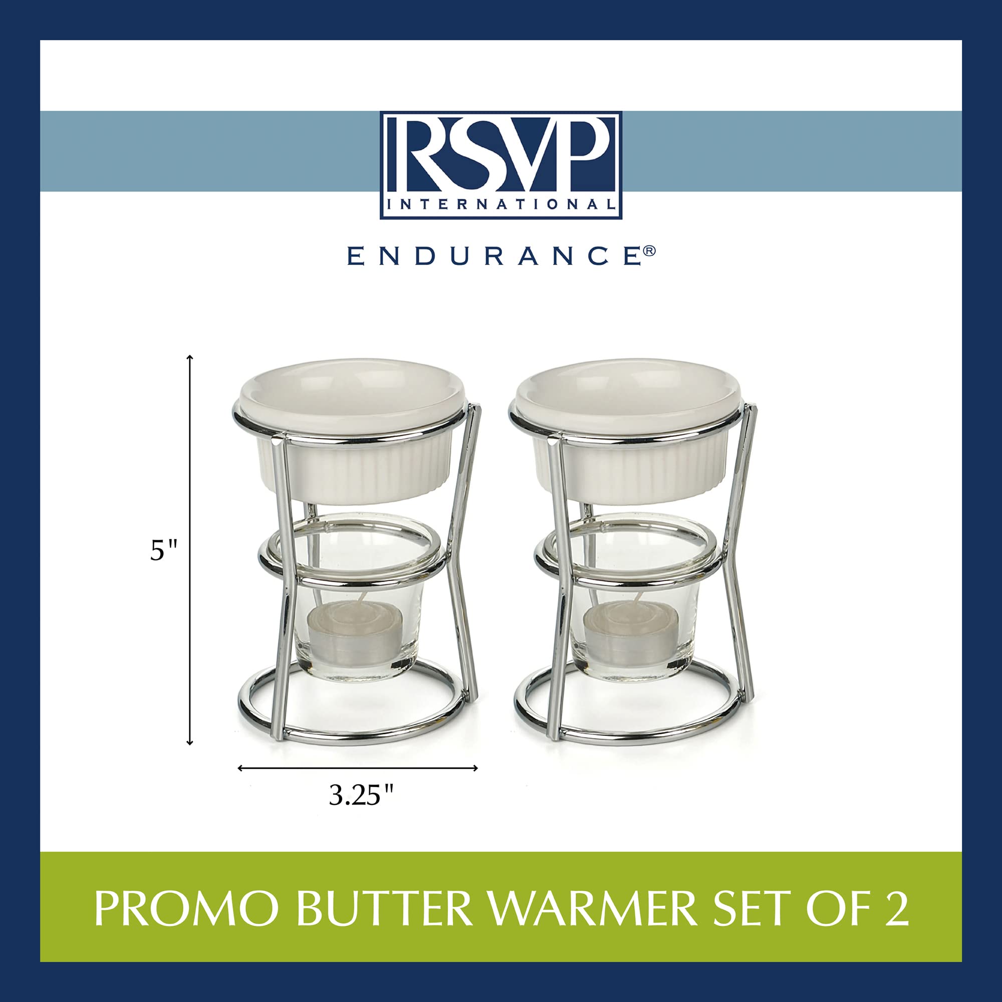 Glass candle holders and tea light candles included