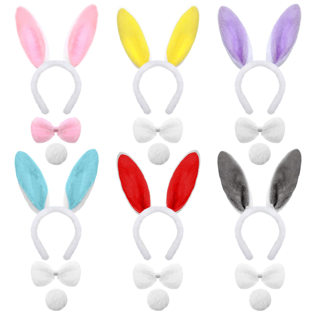 Chuangdi bunny ears headbands 18 pieces from the set