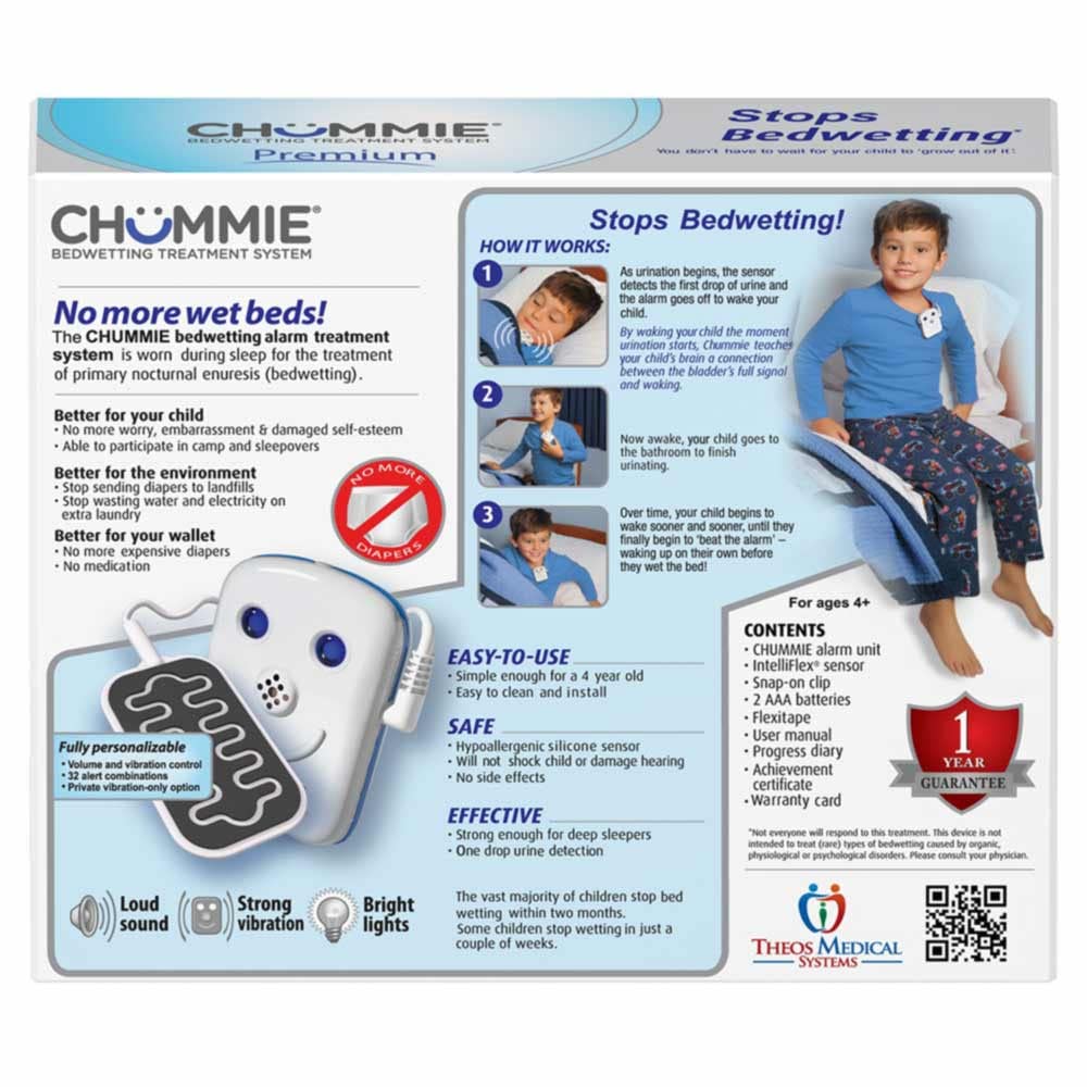 Chummie Premium Bedwetting Alarm mobile app support screen