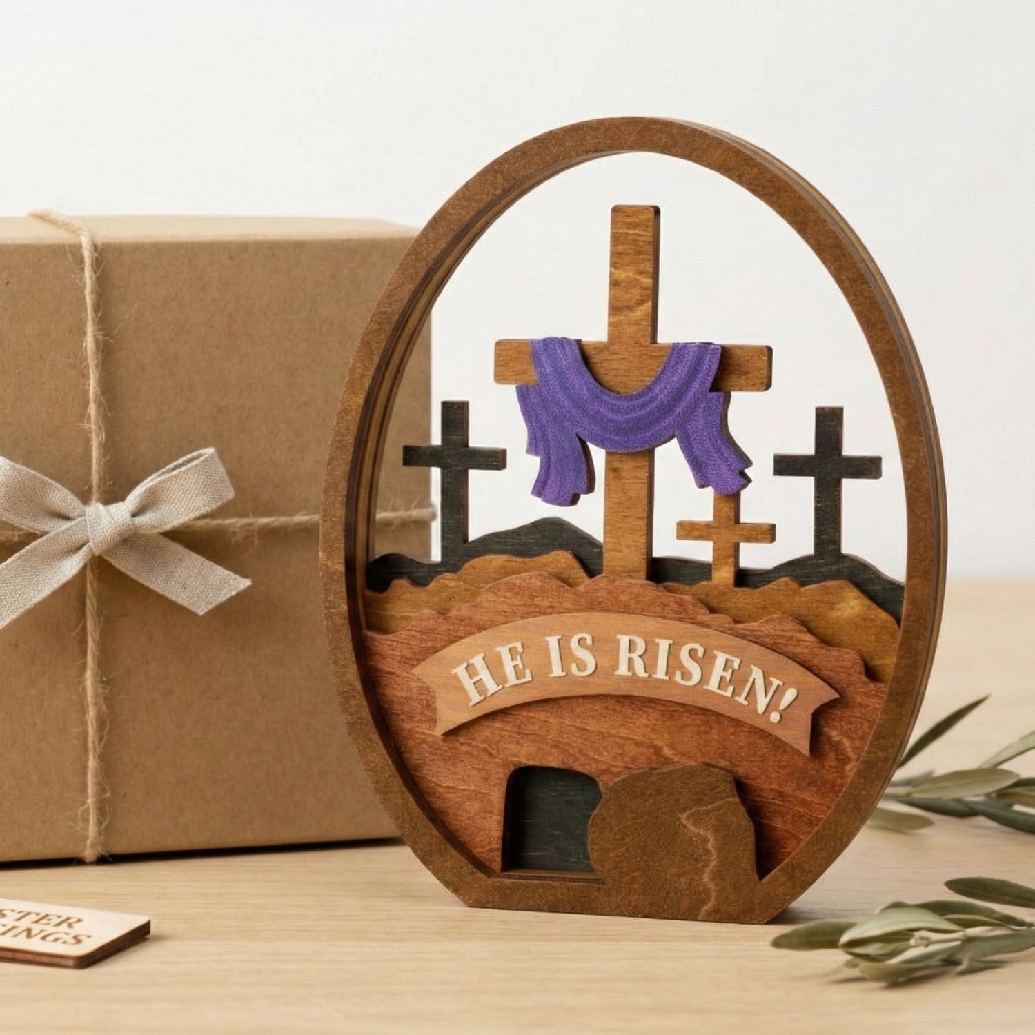 Spring home decoration with resurrection imagery