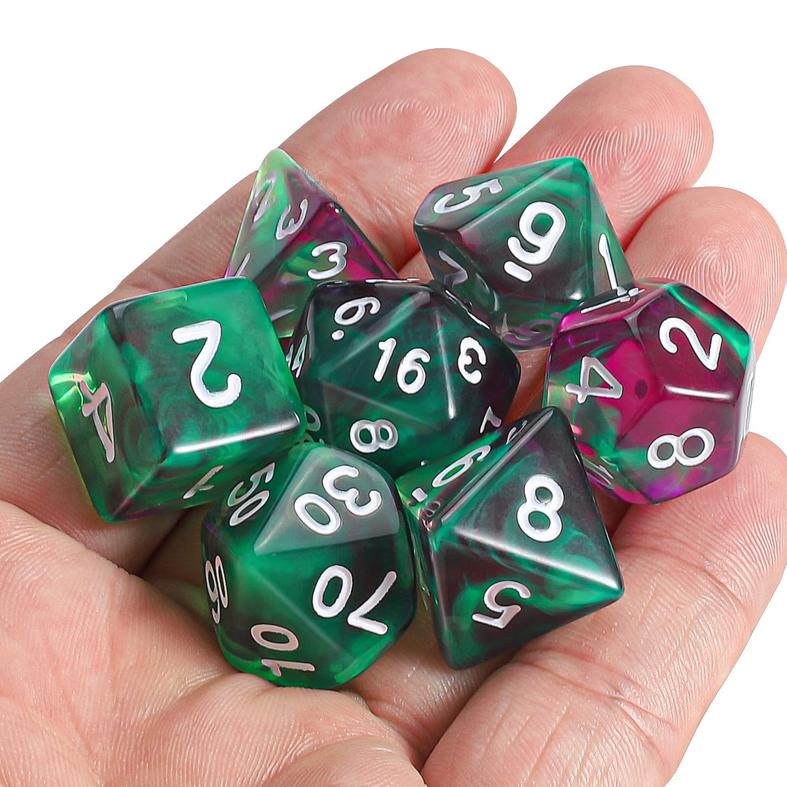 Black velvet bag for CiaraQ 7pcs dice set