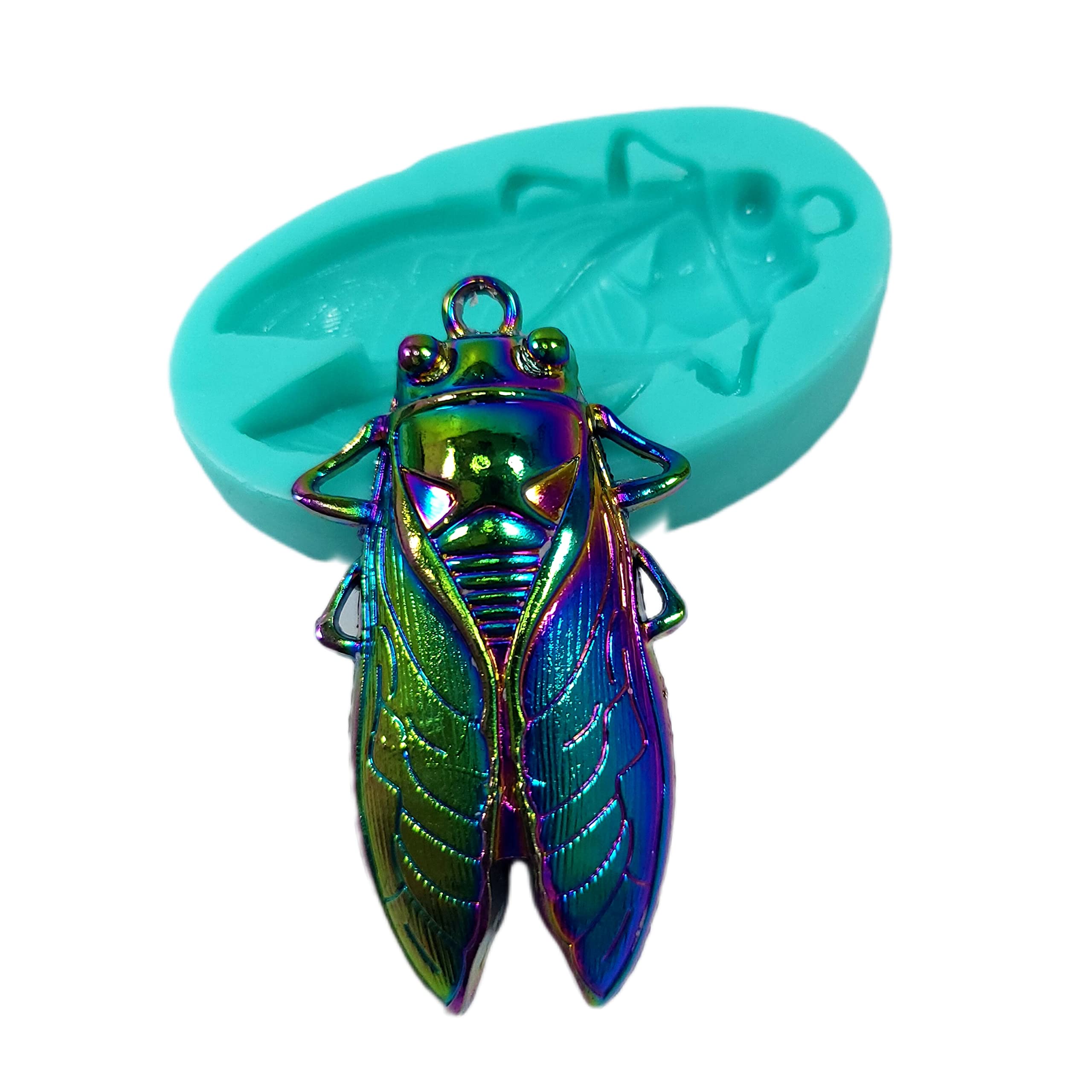Cicada bug silicone mold used for fondant and chocolate