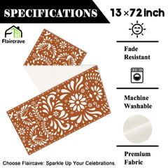Cielito Lindo table runner closeup 13x72