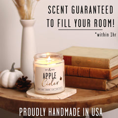 Cinnamon Nutmeg notes and essential oils in a soy candle