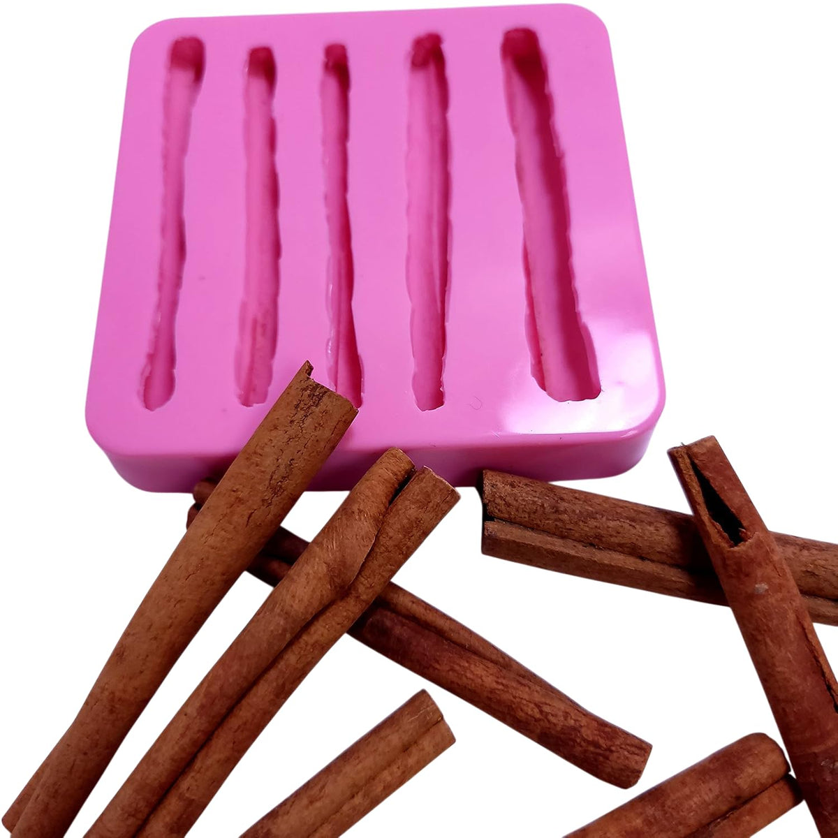 Cinnamon silicone mold five cavities for resin
