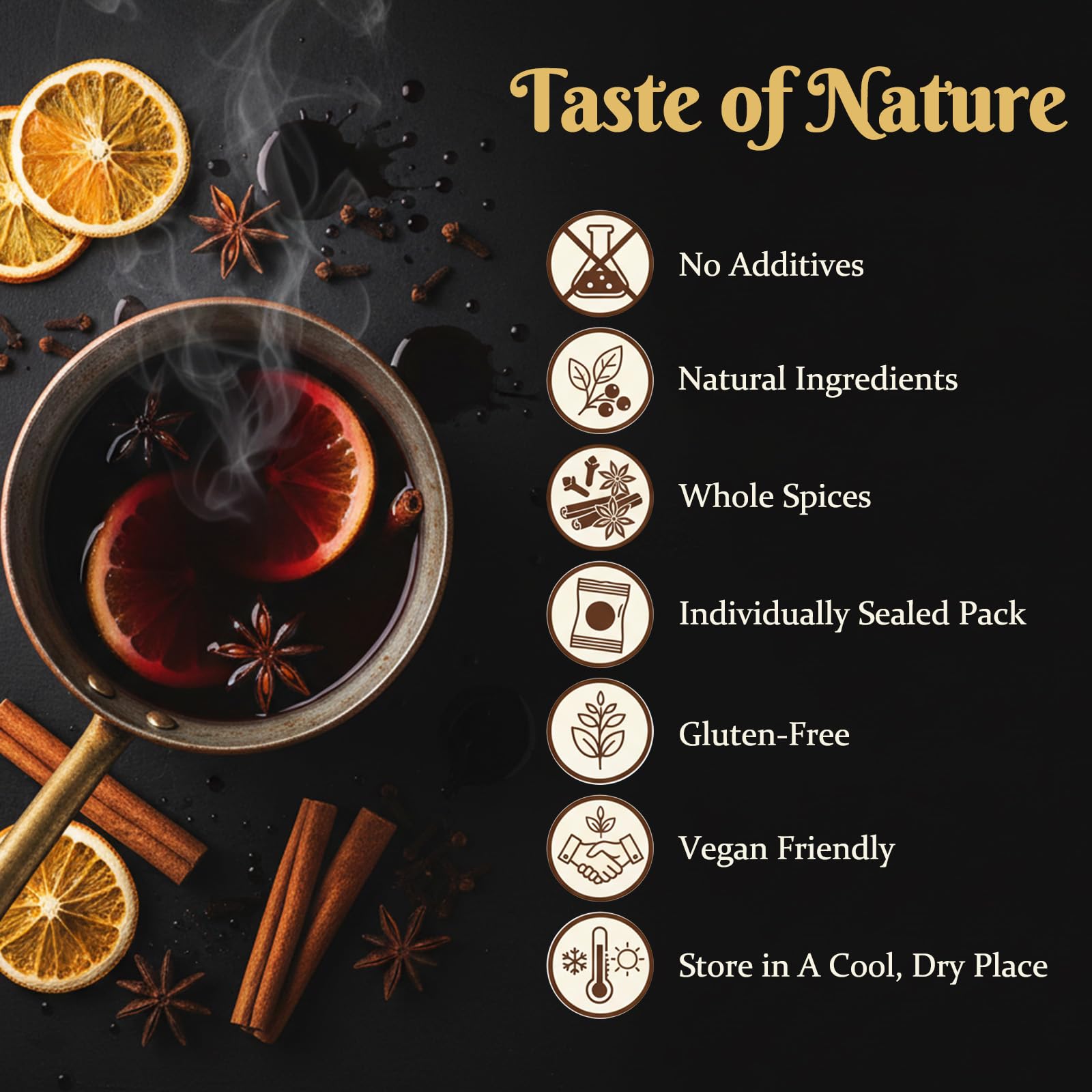 Cinnamon sticks included in Mulled Wine Spices Kit