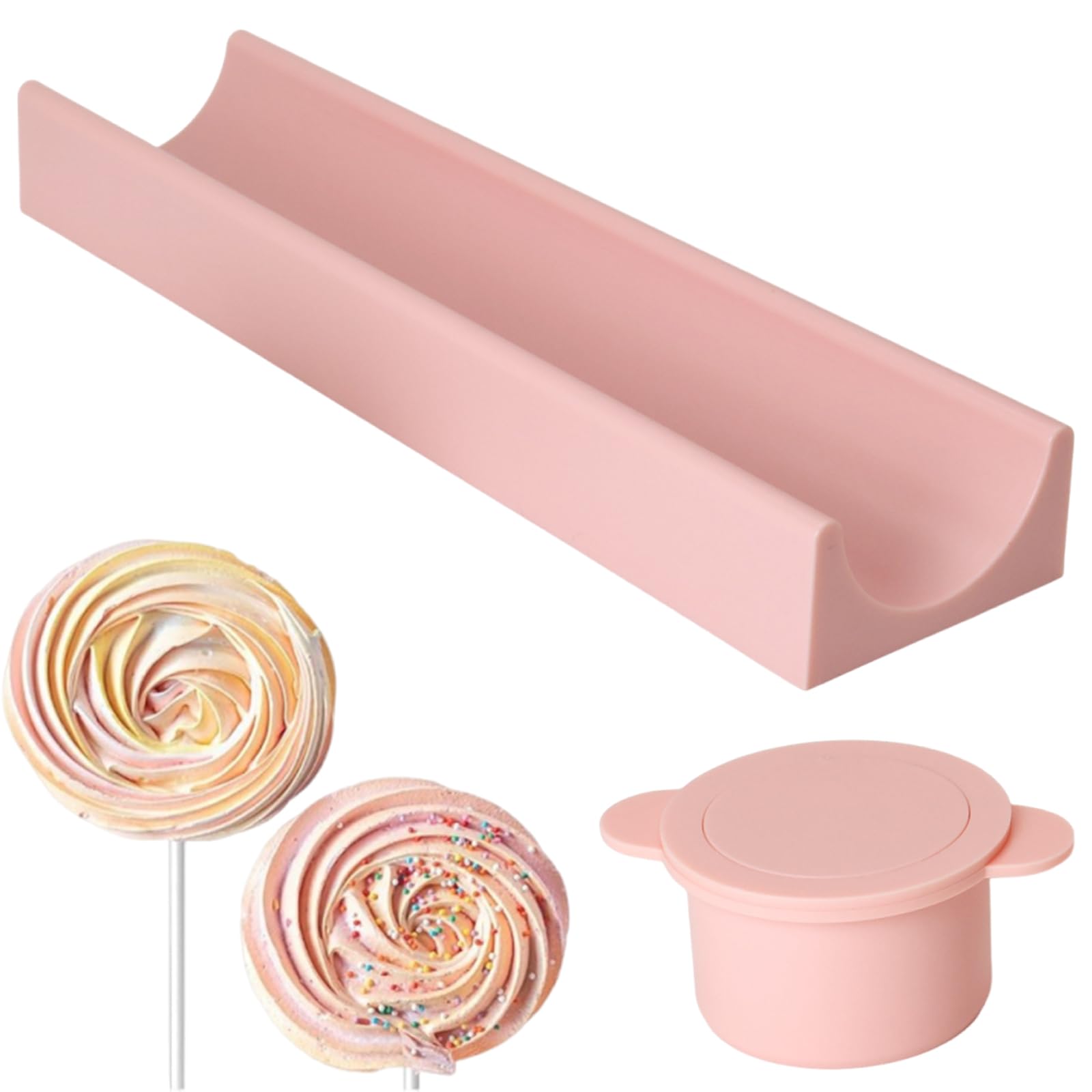 Circle Cake Pop Mold Set with tray and sticks