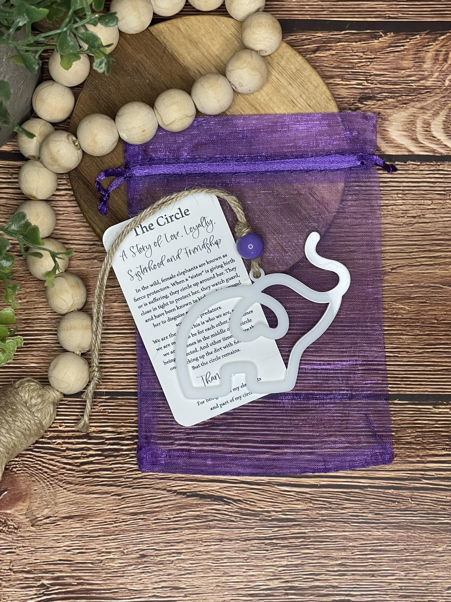 Gift packaging bag for The Circle ornament