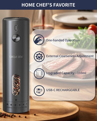 110ml container pepper mill capacity