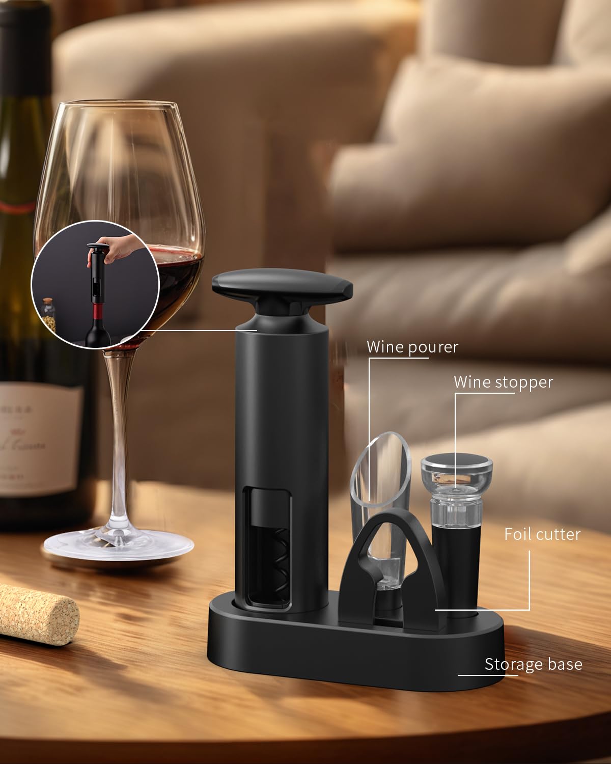 Circle Joy storage base for wine opener set