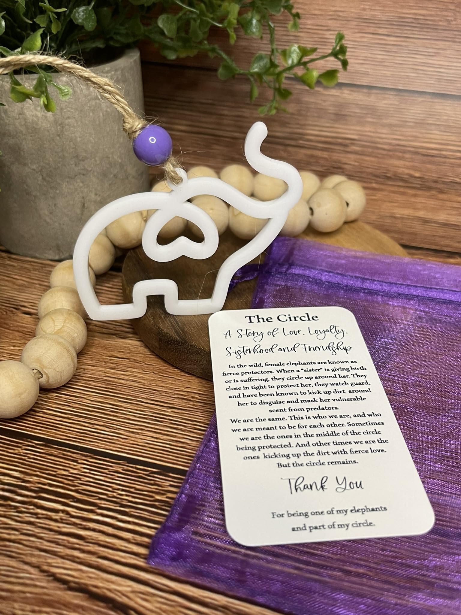 Hang tag gift featuring The Circle story card image