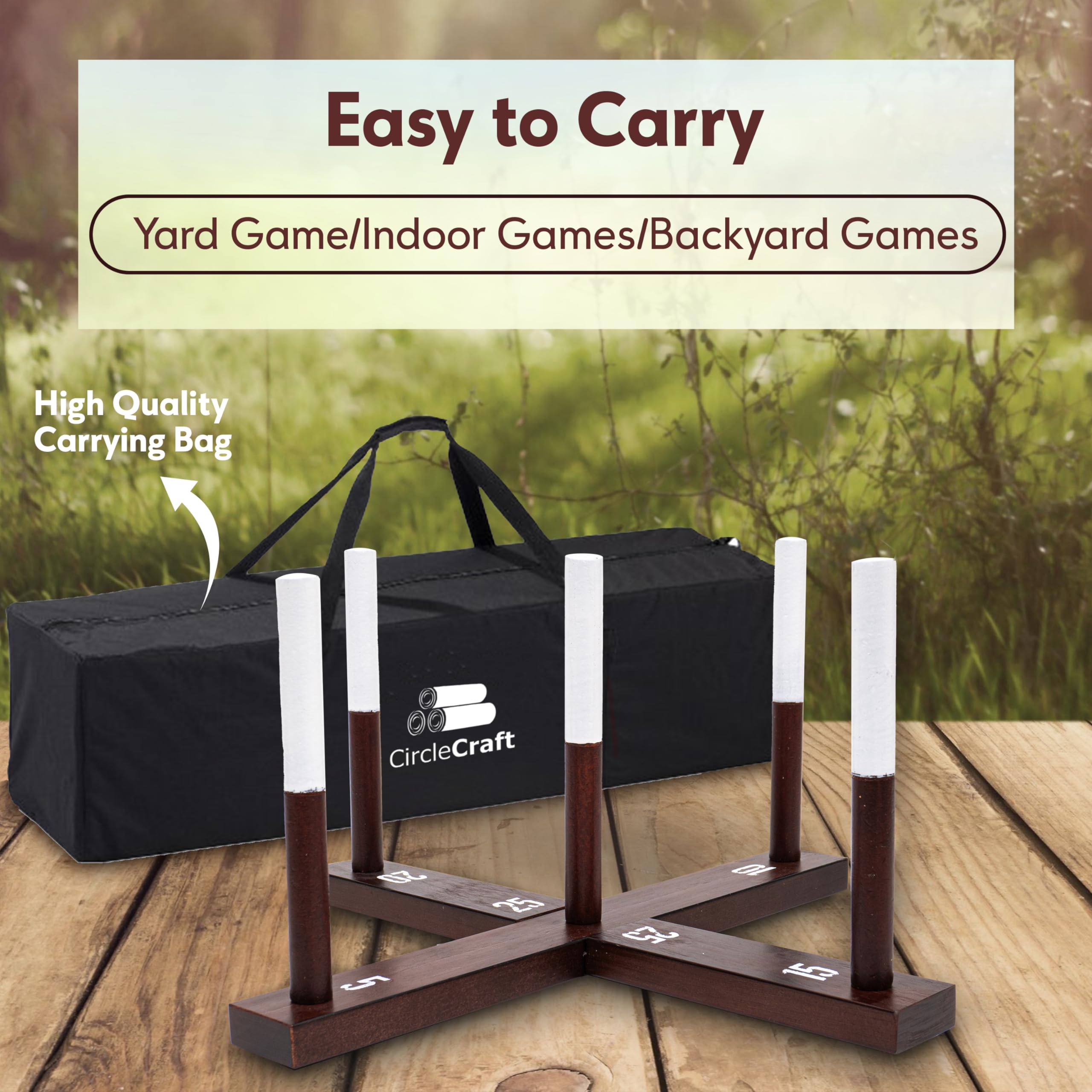 Family time yard game for kids and adults