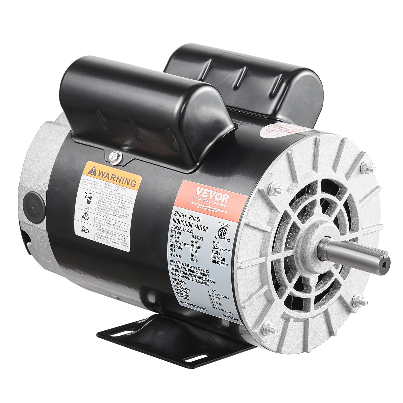 Note circuit breaker requirement 45 amps
