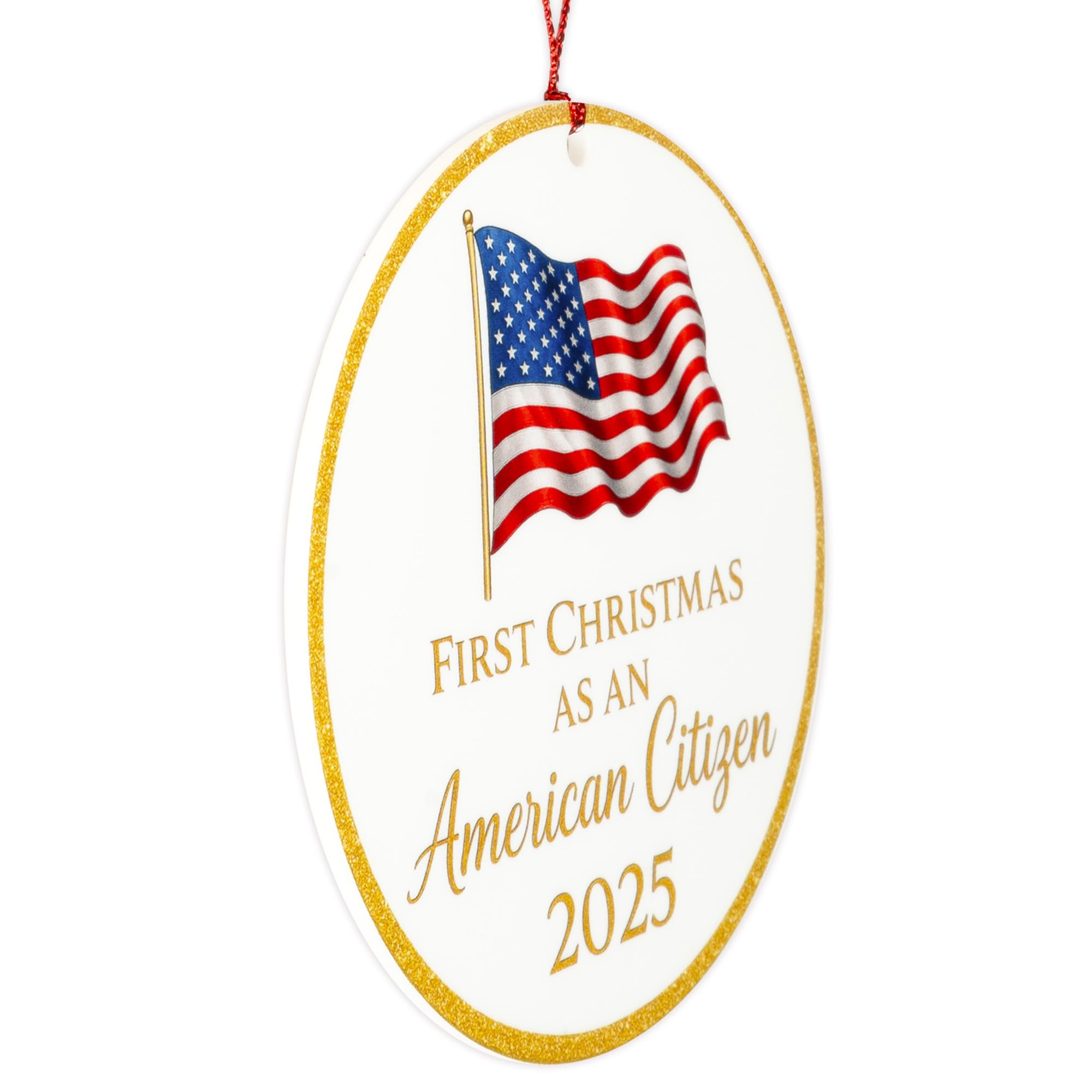 Citizenship gift ornament with story card