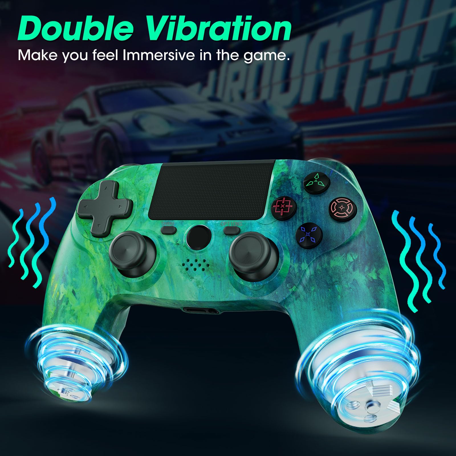 PC Steam compatible wireless PS4 controller
