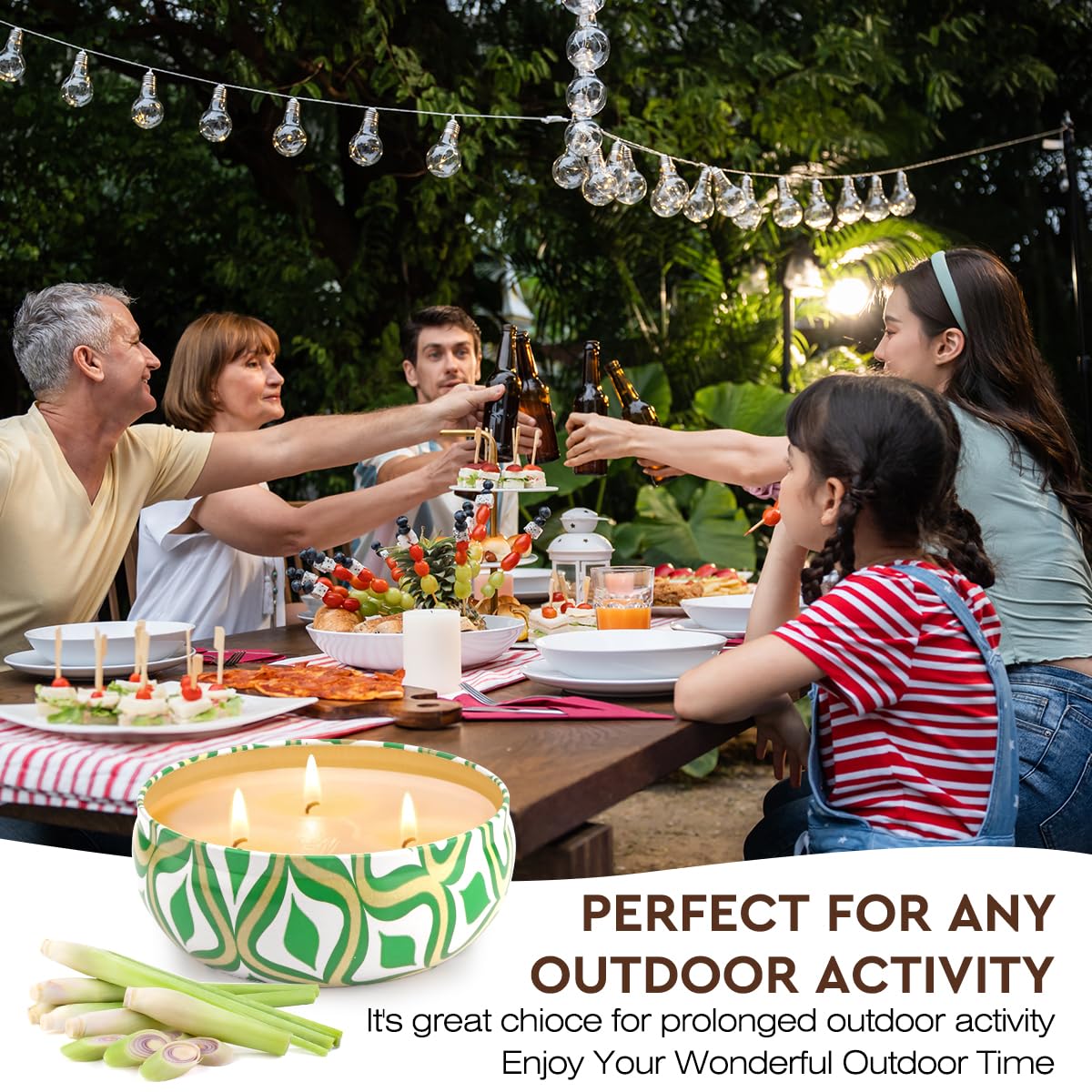 Citronella candles 240 hours burn image