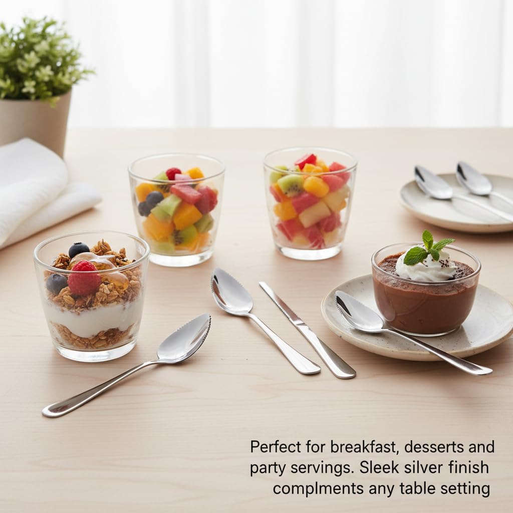 multi purpose fruit spoon set for dragon fruit apples and puree